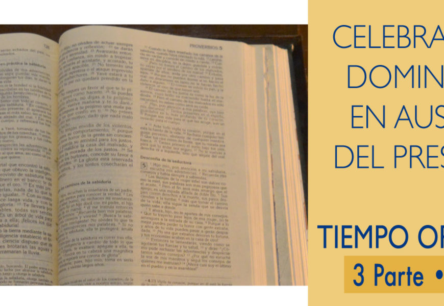 Celebraciones dominicales en ausencia del presbítero. Tiempo Ordinario. III Parte. Ciclo C