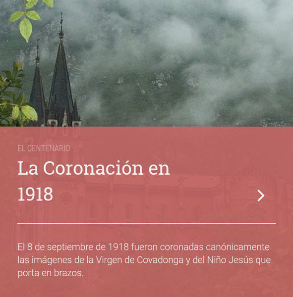 www.jubileocovadonga2018.com: nuevo dominio para el Año Jubilar