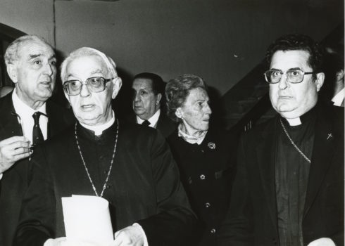 Mons. Díaz Merchán con el Cardenal Tarancón