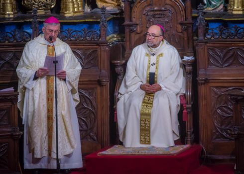Mons. Gabino Díaz Merchán, en la celebración de los 50 años de su ordenación episcopal