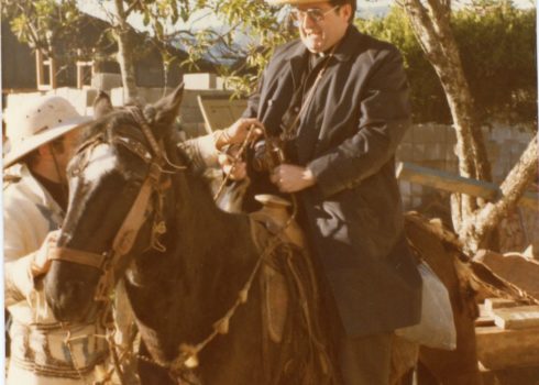 Mons. Gabino Díaz Merchán, en la Misión diocesana del Quiché (Guatemala)