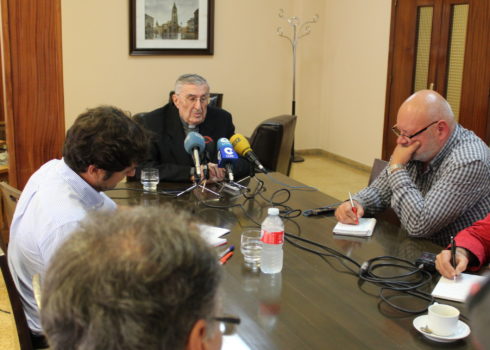 Última entrevista ante los medios de comunicación asturianos, año 2015