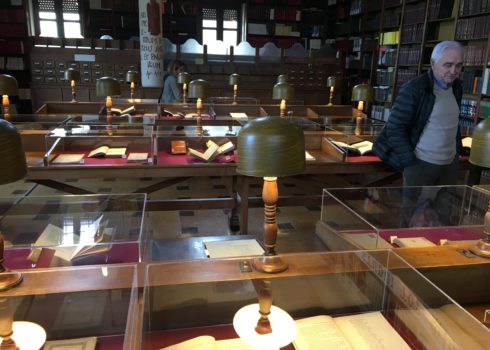 Exposición Autores Asturianos Biblioteca Seminario 