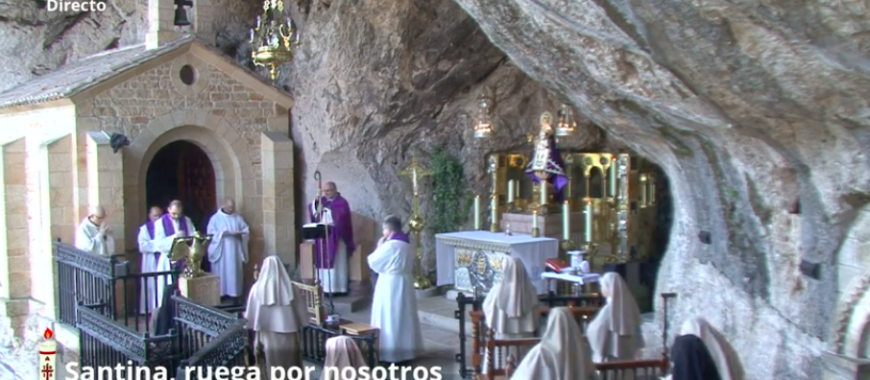 Homilía de Mons. Sanz en la eucaristía en directo desde Covadonga
