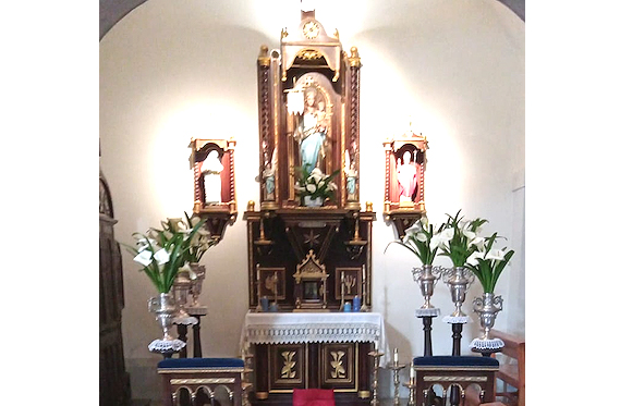 Nuevo retablo en la parroquia de Posada de Llanes