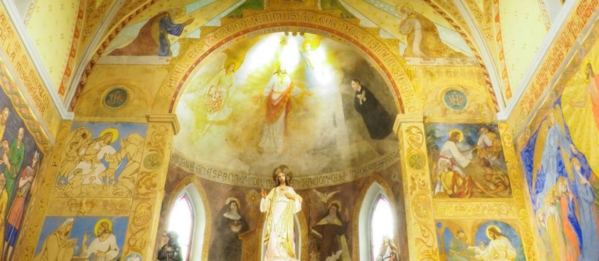 Pinturas de la iglesia del Sagrado Corazón de Villalegre (Avilés)