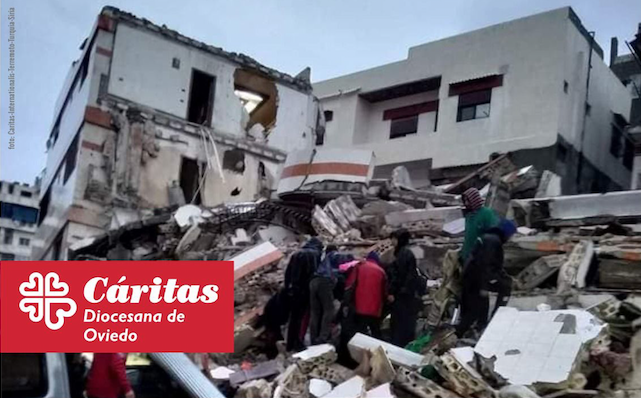 Cáritas diocesana de Oviedo se moviliza para apoyar la emergencia humanitaria en Turquía y Siria