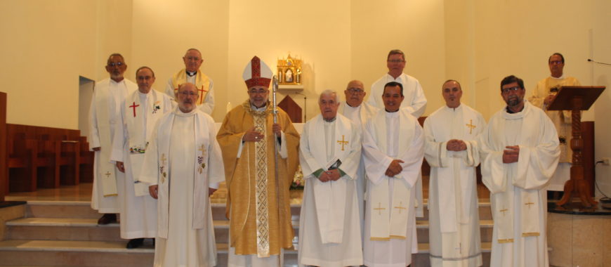 Mons. Sanz preside la celebración de las Bodas de Oro y Plata sacerdotales