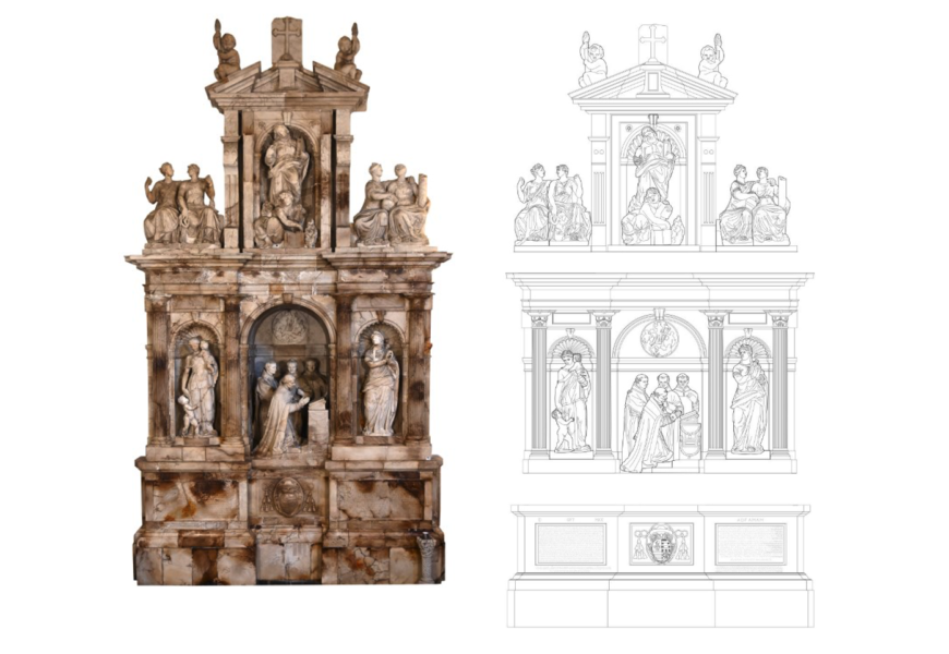 Parroquias con mucho arte. Mausoleo de alabastro de D. Fernando de Valdés Salas