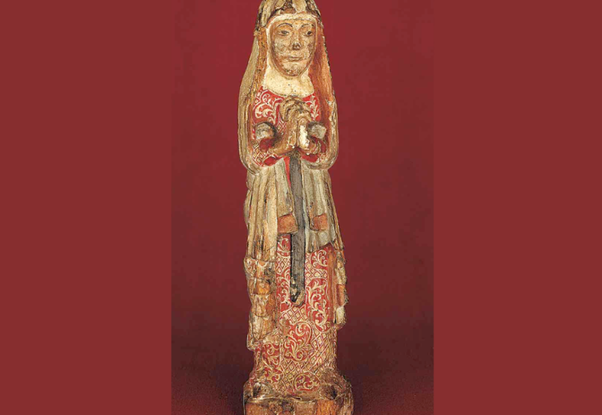 Parroquias con mucho arte. Talla medieval de la Virgen Dolorosa. Parroquia de Santiago de Troncedo (Tineo)